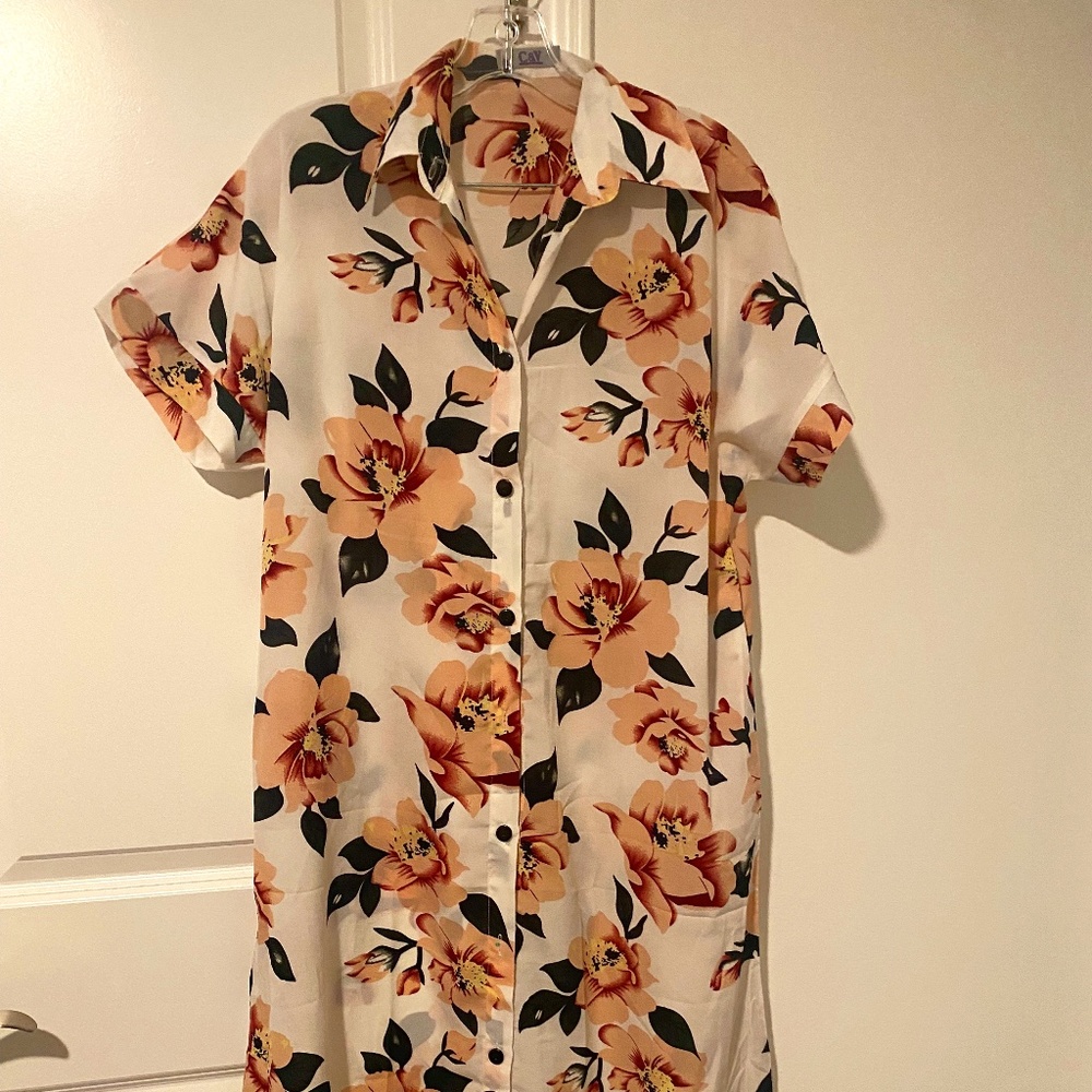 Floral, retro summer dress